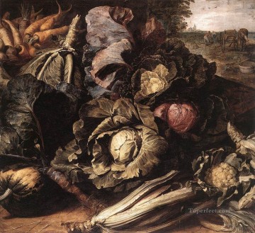 Naturaleza muerta Painting - Bodegón vegetal Frans Snyders